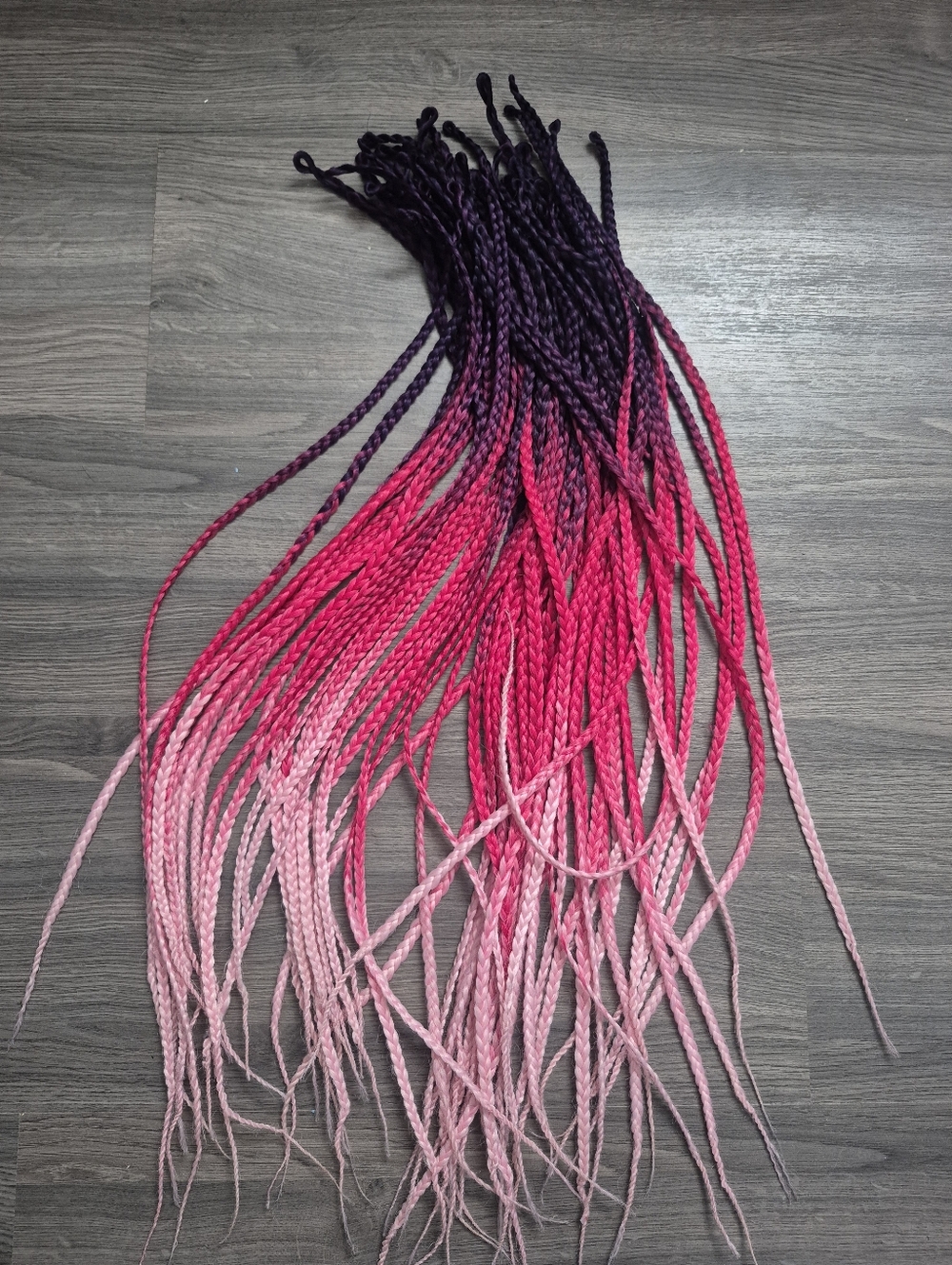 64 Single Ended Synthetic Ombre Dreadlocks Hair Extensions Festival Rave - Picture 2 of 8